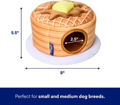 Frisco Chicken & Waffles Plush Hide & Seek Squeaky Dog Toy, Small/Medium slide 2 of 8