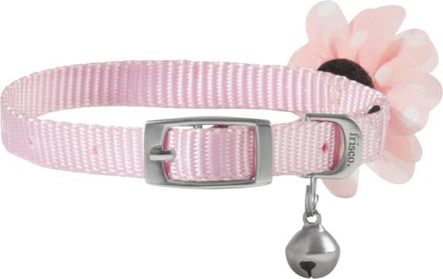 Show full view: Frisco Chiffon Flower Cat Collar, Pink, 8 to 12-in neck, 3/8-in wide slide 2 of 6