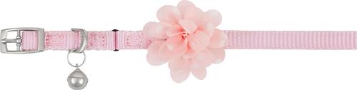 Show full view: Frisco Chiffon Flower Cat Collar, Pink, 8 to 12-in neck, 3/8-in wide slide 3 of 6