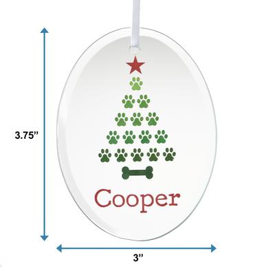 Show full view: Frisco Christmas Christmas Tree Glass Personalized Ornament slide 2 of 6
