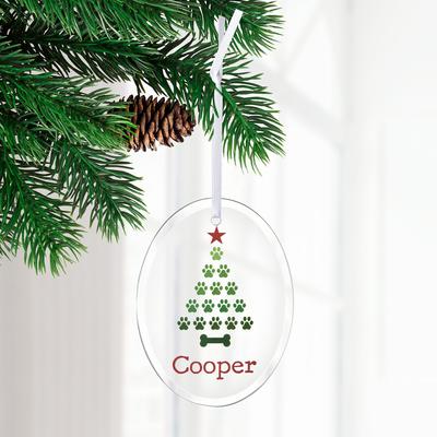 Show full view: Frisco Christmas Christmas Tree Glass Personalized Ornament slide 3 of 6