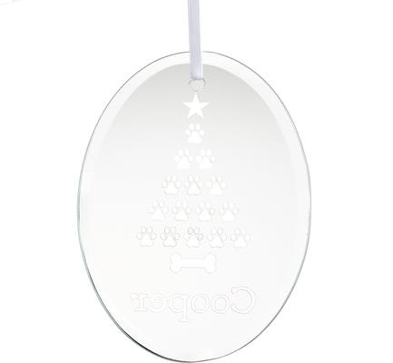 Show full view: Frisco Christmas Christmas Tree Glass Personalized Ornament slide 4 of 6