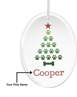 Show full view: Frisco Christmas Christmas Tree Glass Personalized Ornament slide 5 of 6