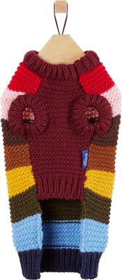 Show full view: Frisco Chunky Knit Multi-Stripe Dog & Cat Sweater, X-Large slide 4 of 8