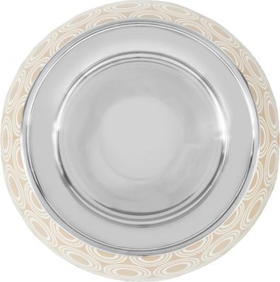 Show full view: Frisco Circle Design Stainless Steel Dog & Cat Bowl, Small: 1.5 cup slide 5 of 9