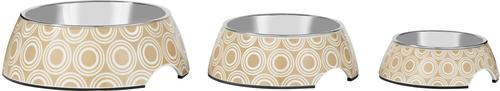 Show full view: Frisco Circle Design Stainless Steel Dog & Cat Bowl, Small: 1.5 cup slide 6 of 9