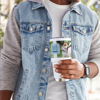 Show full view: Frisco "Classic" Double Walled Personalized Tumbler. 30-oz slide 4 of 5