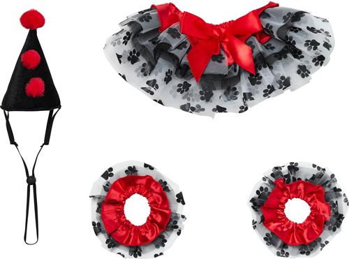 Show full view: Frisco Clown Dog & Cat Costume Accessory, Medium/Large slide 3 of 8