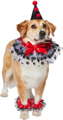Discontinued FRISCO Clown Dog Cat Costume Accessory, X