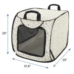 Frisco Collapsible Cat Cage, Litter Box, & Mat, Animal Sketch slide 2 of 7
