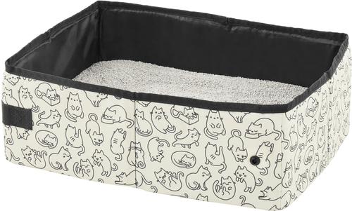 Show full view: Frisco Collapsible Cat Cage, Litter Box, & Mat, Animal Sketch slide 4 of 10