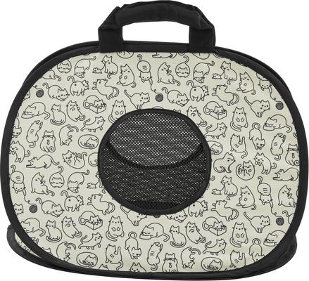 Show full view: Frisco Collapsible Cat Carrier Bag, Animal Sketch slide 3 of 8