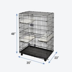 Frisco Collapsible Wire Cat Cage Playpen slide 2 of 7