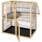 Show in main carousel: Frisco Collapsible Wood & Wire Cat Cage Playpen - 2 Level slide 4 of 9