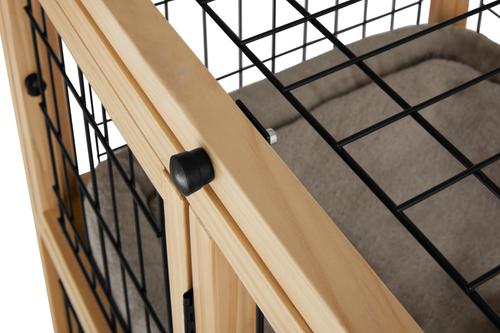 Show full view: Frisco Collapsible Wood & Wire Cat Cage Playpen - 2 Level slide 6 of 9