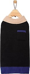 Frisco Collared Dog & Cat Sweater Cardigan, Black, X-Large slide 2 of 8