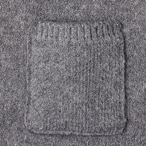 Frisco Collared Dog & Cat Sweater Cardigan, Gray, Medium