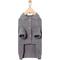 Show in main carousel: Frisco Collared Dog & Cat Sweater Cardigan, Gray, Medium slide 5 of 12