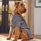 Show in main carousel: Frisco Collared Dog & Cat Sweater Cardigan, Gray, XX-Large slide 7 of 11