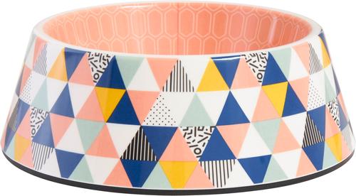 Show full view: Frisco Colorful Geometric Melamine Bowl, Medium: 3 cup slide 1 of 10