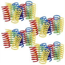 Frisco Colorful Springs Cat Toy, 40 count