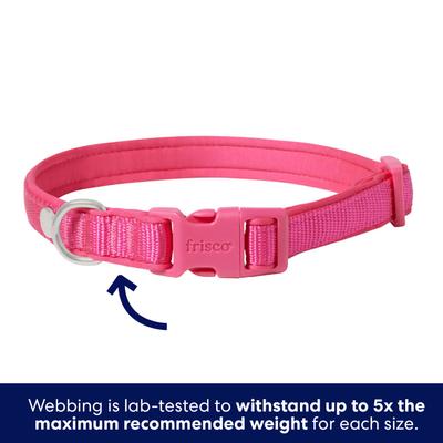Show full view: Frisco Comfort Padded Dog Collar, Fuchsia, Large/X-Large slide 5 of 10