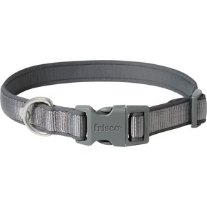 Frisco Comfort Padded Dog Collar, Lava Smoke, Large/X-Large