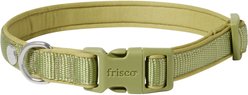 Frisco Comfort Padded Dog Collar, Mosstone Green, Medium