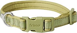 Frisco Comfort Padded Dog Collar, Mosstone Green, Small