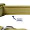 Show in main carousel: Frisco Comfort Padded Dog Collar, Mosstone Green, X-Small slide 2 of 9