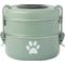 Show in main carousel: Frisco Complete Travel Stainless Steel Dog & Cat Feeder Bowl, Artichoke Green, Large slide 1 of 10