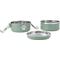 Show in main carousel: Frisco Complete Travel Stainless Steel Dog & Cat Feeder Bowl, Artichoke Green, Large slide 6 of 10