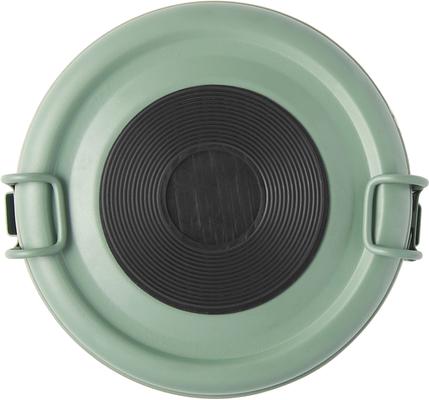 Show full view: Frisco Complete Travel Stainless Steel Dog & Cat Feeder Bowl, Artichoke Green, Large slide 8 of 10