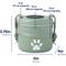 Show in main carousel: Frisco Complete Travel Stainless Steel Dog & Cat Feeder Bowl, Artichoke Green, Small slide 2 of 9