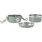 Show in main carousel: Frisco Complete Travel Stainless Steel Dog & Cat Feeder Bowl, Artichoke Green, Small slide 5 of 9