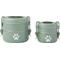 Show in main carousel: Frisco Complete Travel Stainless Steel Dog & Cat Feeder Bowl, Artichoke Green, Small slide 6 of 9
