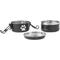 Show in main carousel: Frisco Complete Travel Stainless Steel Dog & Cat Feeder Bowl, Black, Small slide 5 of 9