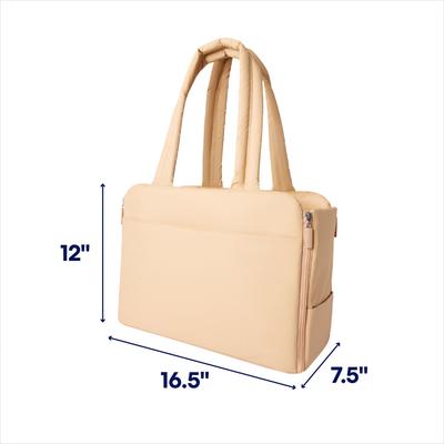 Show full view: Frisco Convertible Dog & Cat Carrier Tote Bag, Beige slide 2 of 11