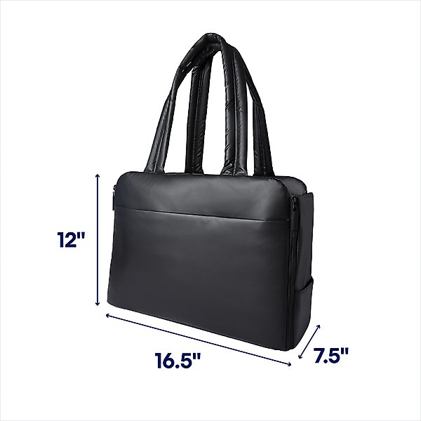 Show full view: Frisco Convertible Dog & Cat Carrier Tote Bag, Black slide 2 of 11
