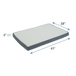 Frisco Cooling Orthopedic Dog Crate Mat, 42-in slide 2 of 6