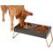 Show in main carousel: Frisco Copper Stainless Steel Elevated Foldable Double Dog & Cat Bowls, Medium: 5 cup slide 1 of 11
