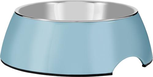 Show full view: Frisco Coral Design Stainless Steel Dog & Cat Bowl, Teal, Medium: 3 cup slide 4 of 8