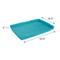 Show in main carousel: Frisco Corner Bolster Orthopedic Dog Crate Mat, Teal, 24-in slide 2 of 8