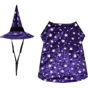 Frisco Cosmic Witch Dog & Cat Costume, Medium