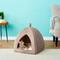 Show in main carousel: Frisco Covered Tent Cat & Dog Bed, Beige, Medium slide 5 of 8