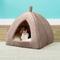 Show in main carousel: Frisco Covered Tent Cat & Dog Bed, Beige, Small slide 1 of 8
