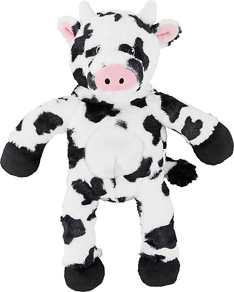 Show full view: Frisco Cow Plush with Inside Rope Squeaky Dog Toy, Medium slide 1 of 7