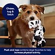Show in main carousel: Frisco Cow Plush with Inside Rope Squeaky Dog Toy, Medium slide 5 of 7