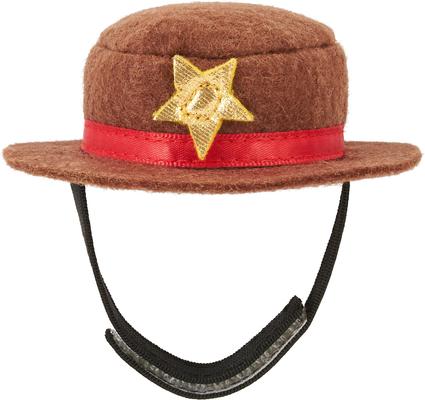 Show full view: Frisco Cowboy Guinea Pig Costume Hat, One Size, Brown slide 3 of 6