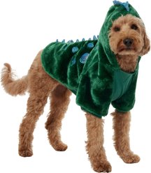 Frisco Cozy Dinosaur Dog & Cat Hoodie Costume, Large